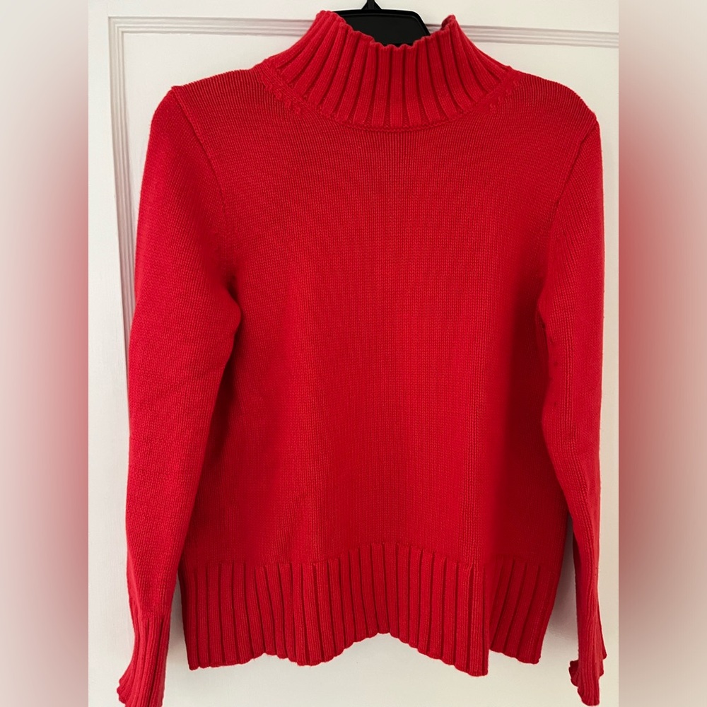 Ladies J.Crew Cotton Turtleneck Sweater